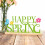 Metal Happy Spring Day Sign,Spring Decorations for 6