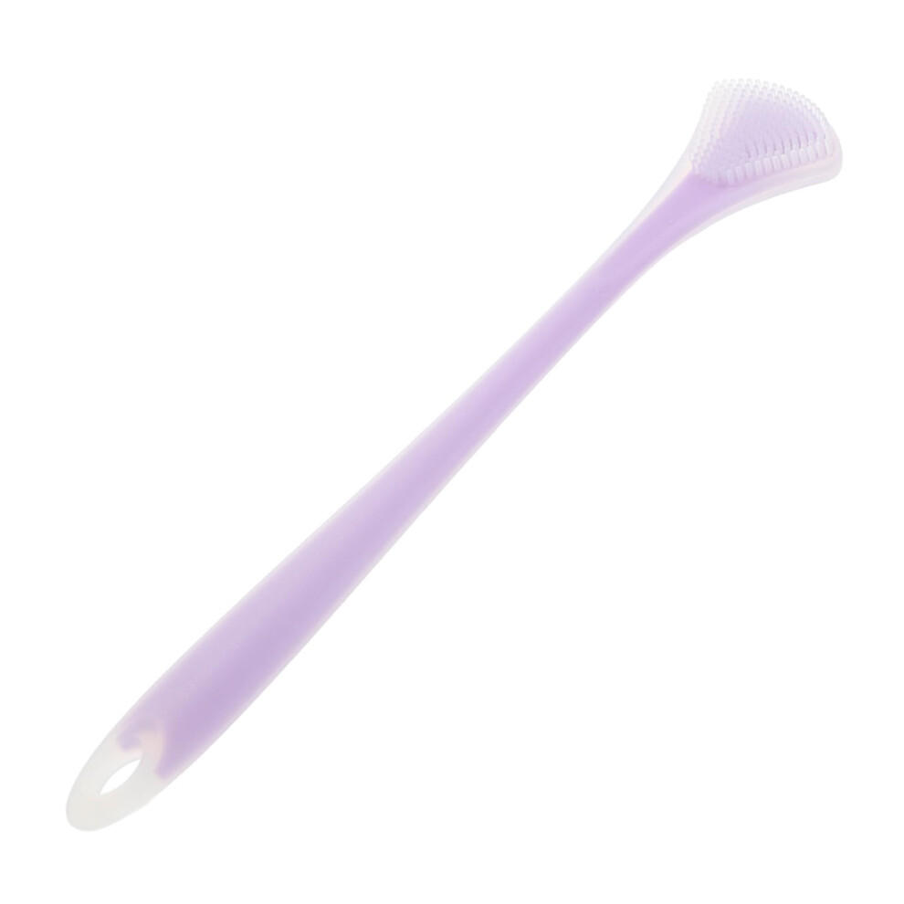 Silicone Tongue Scraper for Bad Breath Reduction Oral Care with Gentle Ergonomic Grip