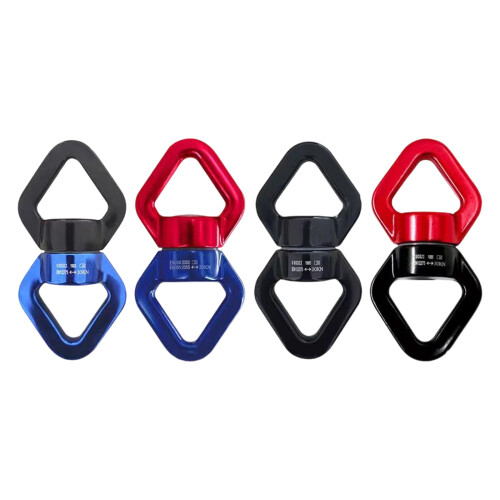 Émerillons d'escalade 30KN, connecteurs pivotants à-rouge bleu 1