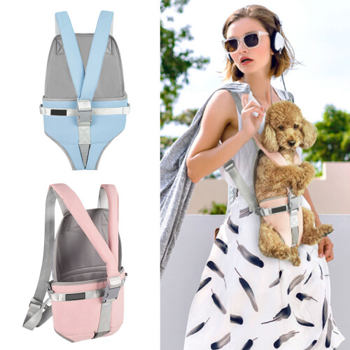 Sac pour animaux de compagnie durable avec compartiments-XL Rose 1