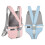 Ergonomic Front Facing Pet Carriers With Reinforced Belt-M Blue 5
