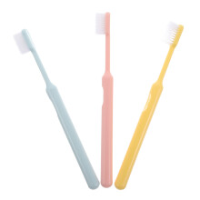 3pcs Soft Bristle Toothbrush Set for Sensitive Gums with Ergonomic Handle Vibrant Colors for Travel