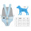 Ergonomic Chest Mounted Animal Carriers With Quickly-L Blue 6