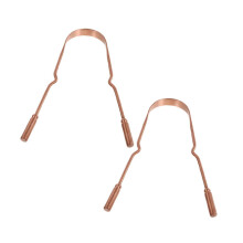Tongue Scraper and Cleaner 2pcs Ergonomic Non Slip Grip Durable Oral Care Tool for Fresh Breath