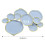 Elegant earthenware Serving Bowl Set smooth Design For Dining 3
