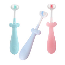 Baby Toothbrush Set with Soft Bristles, 3 Pack Toddler Toothbrush for Boys and Girls