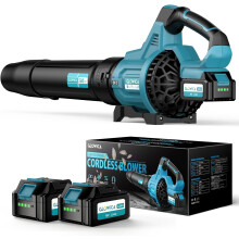 Leaf Blower Cordless, 8000mAh Battery with Fast Charger, Lightweight Electric Garden Blowers with Turbo Boost