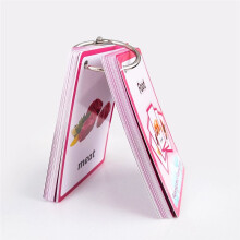 35Pcs Double-Sided Food Theme English Cards for Kids, Educational Cognitive Cards