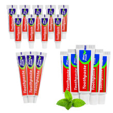 Travel Size Toothpaste Bulk Pack, 30 Hygienic SingleUse Tubes for Hotel, Camping, Charity, Guests