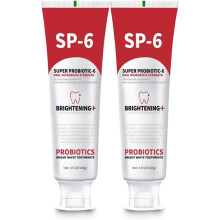 Probiotic Whitening Toothpaste 2Pack Fluoride Mint for Teeth Whitening and Gum Health