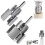 Integrated Internal & External Pipe Threading Tool, Dual-Function Pipe Thread Cutting Tool, 1/2inch + 3/4inch 2