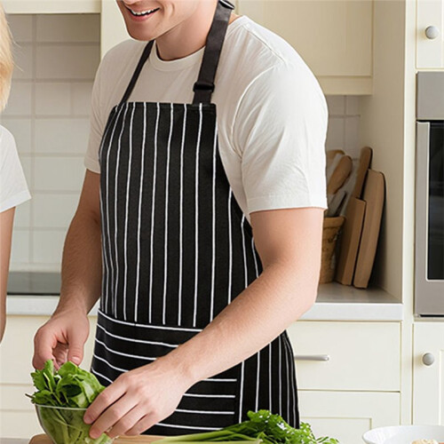 Adjustable Bib Apron with 2 Pockets for Cooking, Kitchen, Chef, Men & Women 2