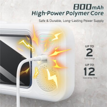 Waterproof Shower Phone Case with Speaker, Suction Cup Mount for Bathroom Shower Music & Handsfree Use