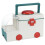 Large Capacity Lockable Medicine Storage Box with Handle, Double Layer Organizer for Home 1