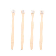 Tongue Scraper and Toothbrush Set 4Piece White for Improved Breath Freshness and Easy Daily Care