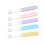 5pcs Folding Travel Toothbrush Set with Soft Bristles, Compact Design for Camping, MultiColor 1