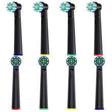Replacement Brush Heads Compatible with Oral B Pro 1000 500 Genius X, Black Electric Toothbrush Heads 8 Pack
