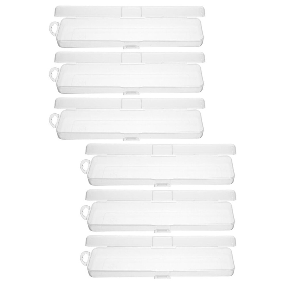 Travel Toothbrush Case Set of 6 with Leakproof Design and Hygiene Protection for Outdoor Trips