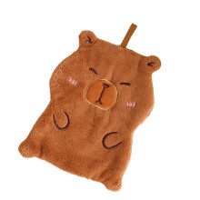 Kids Hand Towels with Capybara Pattern, Soft Polyester, Absorbent, Fast Drying for Bathroom and Kitchen