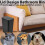 2 Pack Grey Bathroom Bin with Lid, Push Button PetResistant Trash Can for Small Spaces 3