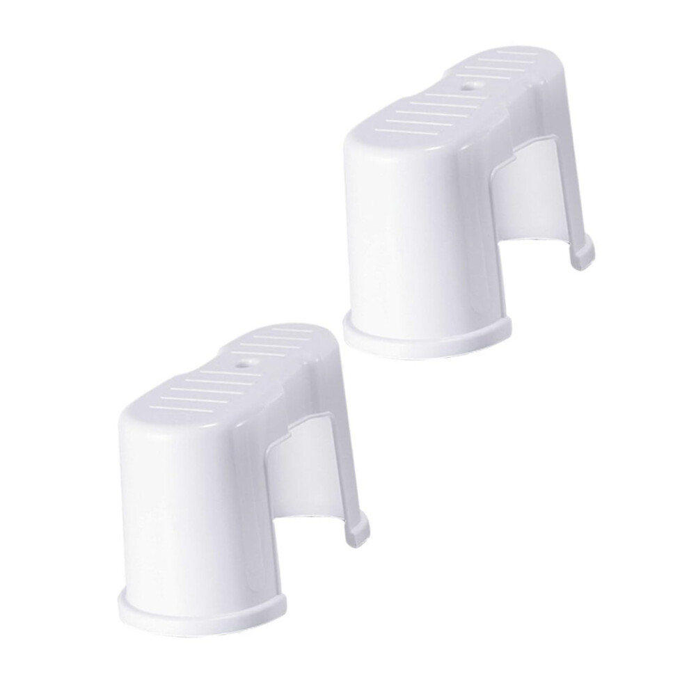 Toilet Foot Stool Dual Set  Space Saving for Adults Compact Bathroom Support