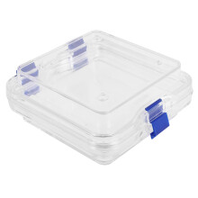 Denture Cleaning Case with Shockproof Protective Design and Transparent Retainer Storage Box for Travel