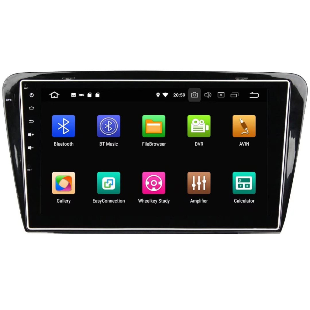 Android 9.0 Car Stereo For Skoda Octavia 2013Â2016, 10.1 Inch Touch Screen Radio With Gps Bluetooth 9073542713623