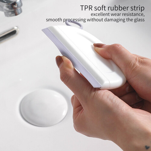 Shower Squeegee 2PCS Mini Glass Squeegee for Doors and Windows, Quick Water Removal, Streak 2