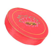 Meditation Cushion with Breathable Buckwheat Filling, Round Yoga Pillow for Stable Posture Support