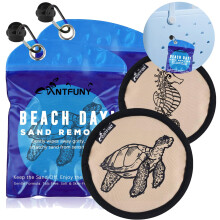 Beach Sand Remover Brush for Quick Sand Removal on Feet and Towels, Compact Travel Essential