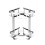 304 Stainless Steel Bathroom Corner Shelf Rustproof Triangle Shower Caddy SpaceSaving Storage 1