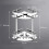 304 Stainless Steel Bathroom Corner Shelf Rustproof Triangle Shower Caddy SpaceSaving Storage 3