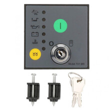 Auto Start and Manual Start Generator Control Panel with LED Status Indicators for DSE701 AS and DSE701 MS