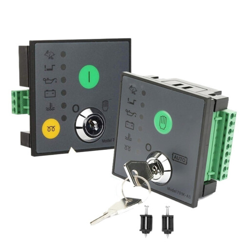 Auto Start and Manual Start Generator Control Panel with LED Status Indicators for DSE701 AS and DSE701 MS 1