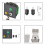 Auto Start and Manual Start Generator Control Panel with LED Status Indicators for DSE701 AS and DSE701 MS 4