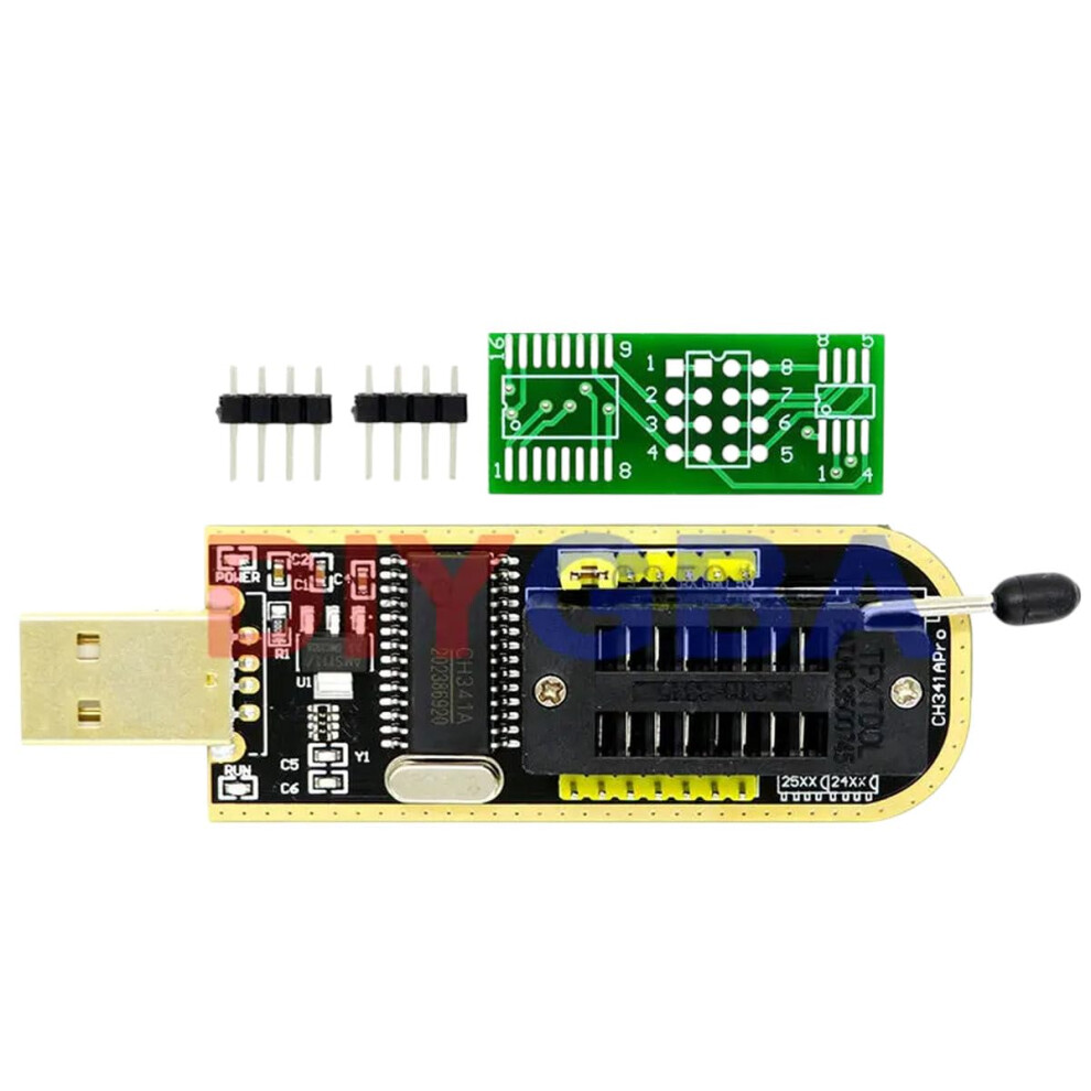 Ch341a Usb Eeprom Programmer With Software Driver For 24 25 Series Spi Flash Bios Chip 9771547572831