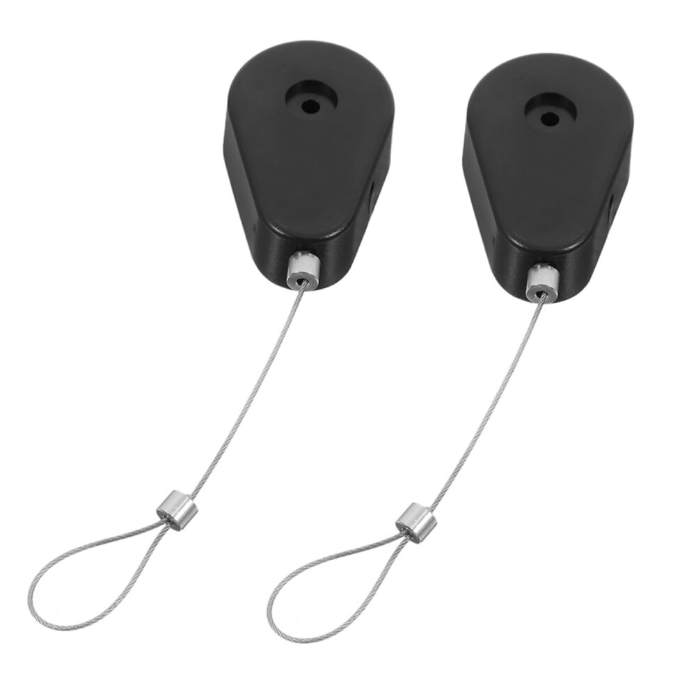 2Pcs Automatic Retractable Security Cable For Electronics With Durable Steel Wire And AntiâLost Design 9330225003342