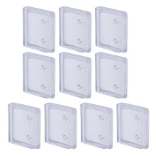 Shower Curtain Clips 10 Pack Adhesive Holders for Windproof Splash Guard and Water Splash Prevention