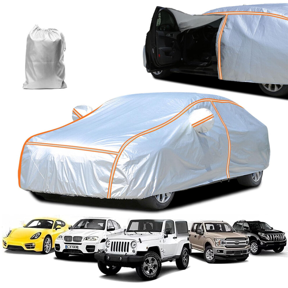 Waterproof All Weather Car Cover For Austin Healey Stellina 1963, Breathable Oxford With Zipper Door And Uv Shield 9073542714583