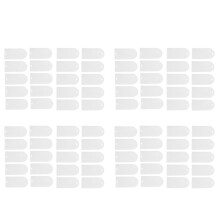 80Pcs Tag Labels Chair Acrylic Arch Sign Blank Acrylic Signs Blank Reserved Signs Acrylic Place Cards