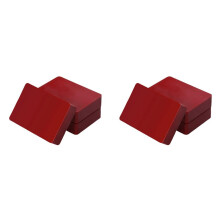 Flaschensiegelwachsblöcke - Widerstandsfähiges und Vielseitiges Abfüllwachs für Wein, 8 Wachsnuggets 0,5 Lb mit PTFE-Band, Rot