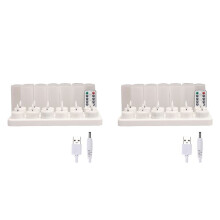 Vlamloze Kaarsen met Afstandsbediening, Timer en Oplaadbasis, 24 Stuks USB Oplaadbare Batterij LED-Theelichtjeskaarsen