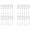 24Pcs Beadable Keychain Bars Silver Bead Keychain Bulk DIY Blank Keychain Bar for Bead Snap Hook Keychain for Making DIY 1