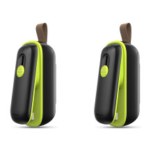 2X Bag Sealer , 2 in 1 Bag Sealer Heat Sealer with Cutter, Portable Handheld Bag Resealer Machine