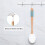 Lotion Applicator for Back, Feet, 8 Replaceable Pads, 2 Long Handle, Back Lotion Applicator for Seniors, Women 3