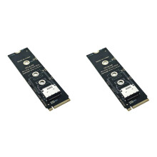 2X M.2 NVMe PCIe to Oculink Female Dock SFF-8612 Adapter M.2 Mkey Nvme to Oculink SFF-8611 SFF-8612 Adapter