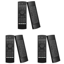 3X MX3 Air Mouse Wireless Keyboard Backlit Remote Control 2.4G RF for X96 Tx3 H96 Android TV Box