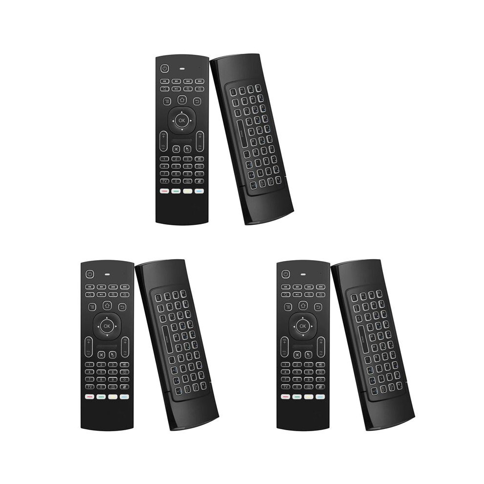 Photos - Keyboard Zandona 3X MX3 Air Mouse Wireless  Backlit Remote Control 2.4G RF for X96 Tx3 H96 Android TV Box 