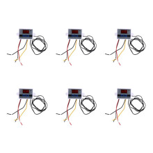 6X 10A AC110-220V Digitale LED-Temperatuurregelaar XH-W3001 voor Incubatorkoeling Verwarming Schakelaar Thermostaat NTC-Sensor