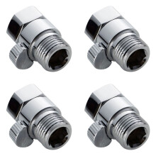4X Qualité Douche une Main et Bidet Contrôle Du DéBit Valve Salle de Bains en Laiton Interrupteur Valve Toilette Bidet Robinet Accessoires